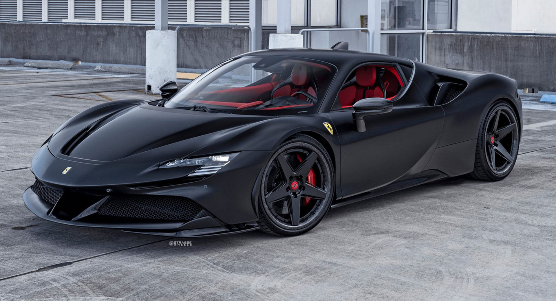 Sf90 ferrari black